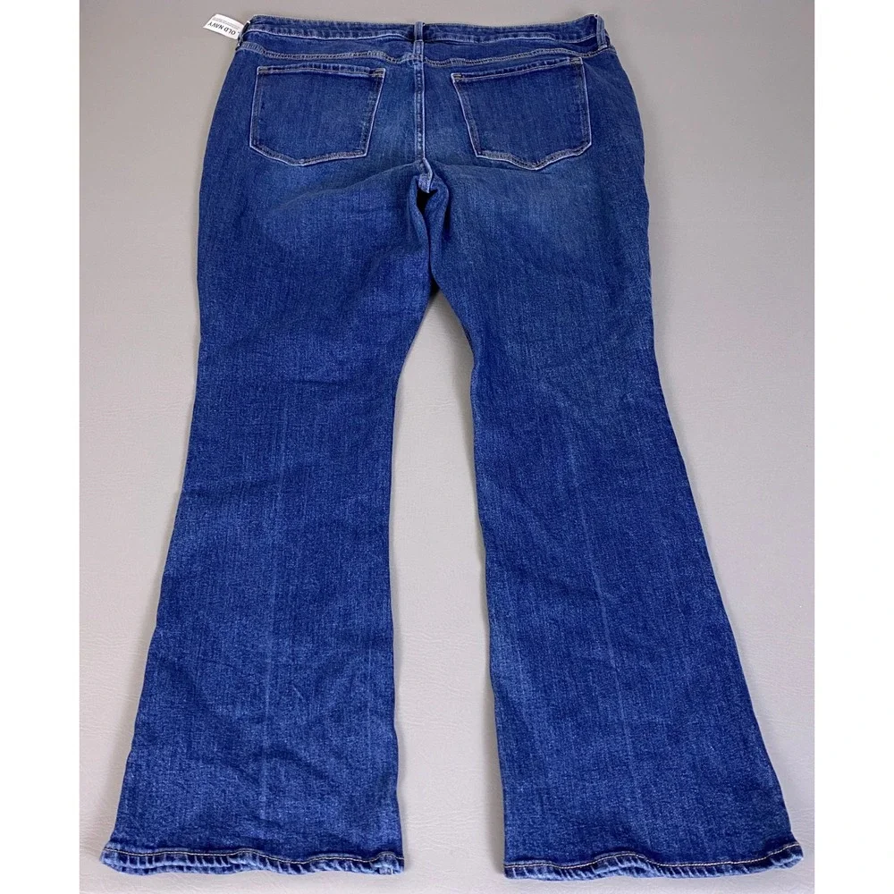 Old Navy Jeans Women's Size 18 Extra High-Rise Flare Dark Wash Blue New NWT